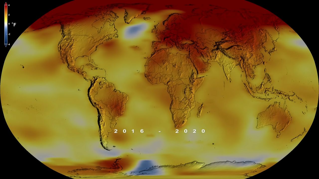 Film NASA ujawnia, że rok 2020 był najcieplejszym w historii świata