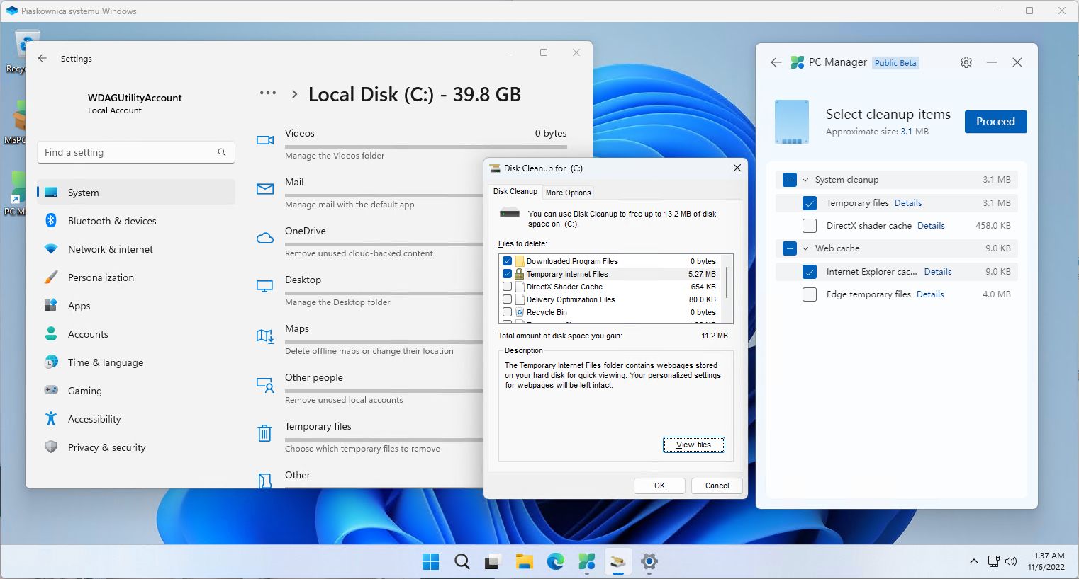 Oczyszczanie, oczyszczanie oraz oczyszczanie