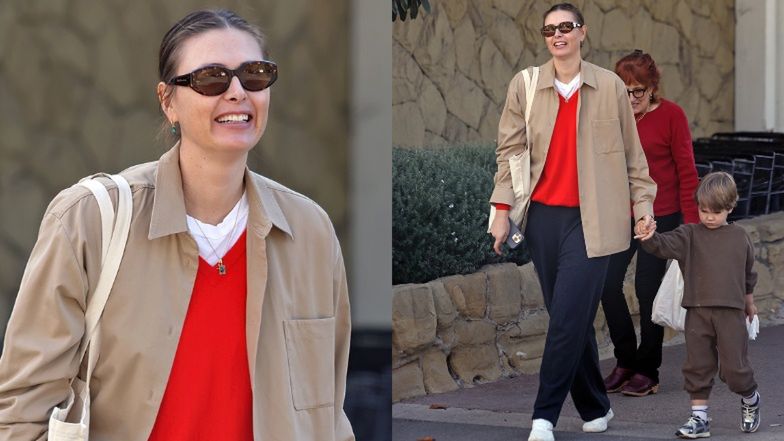 Dawno niewidziana Maria Szarapowa wyskoczyła na shopping z synki