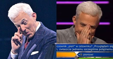 Hubert Urbański ZNOWU ŹLE PODPOWIEDZIAŁ uczestniczce "Milionerów". Wyłożył się na pytaniu o odmianę rzeczownika… (WIDEO)