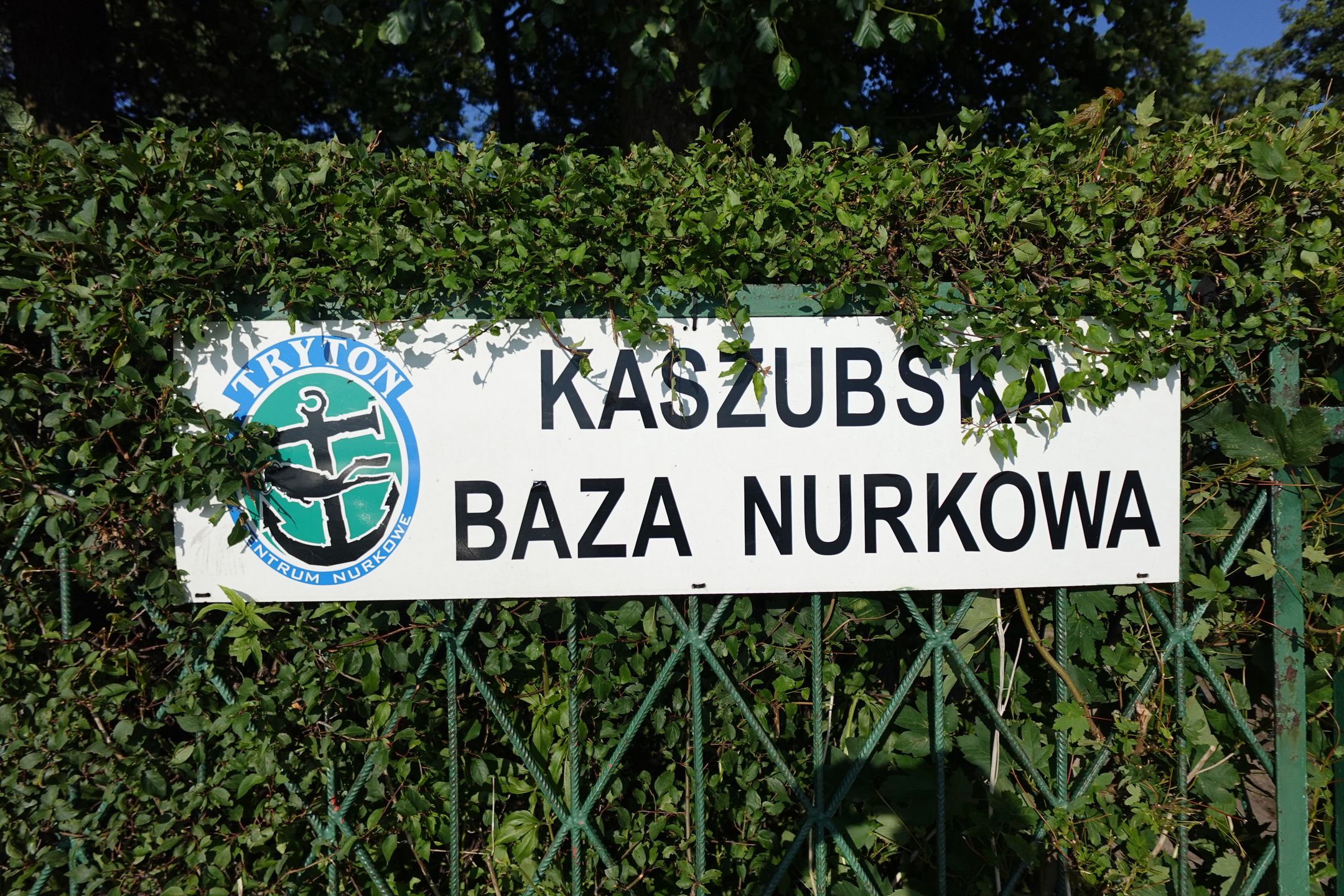 Nurkowanie w jeziorze Kłodno w Chmielnie