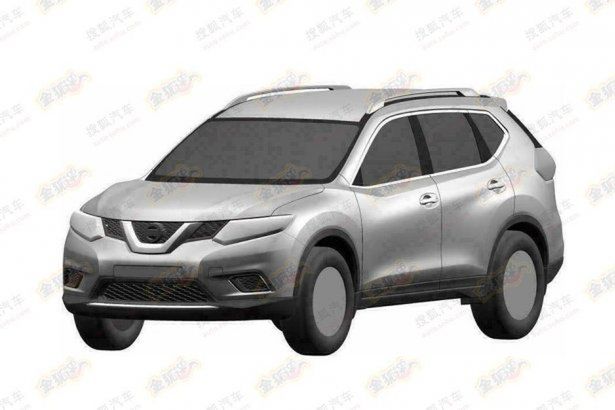 2014 Nissan X-Trail - szkice patentowe