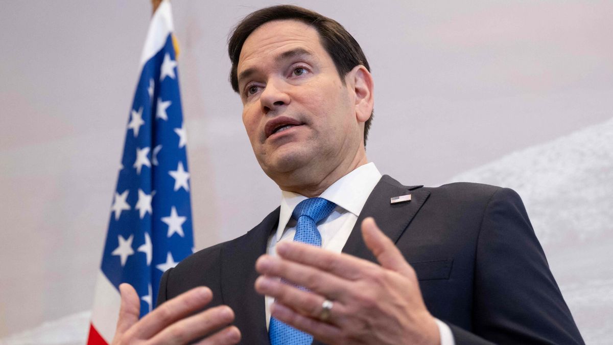 Temporary
US Secretary of State Marco Rubio speaks to the media during a refueling stop at Shannon Airport in Shannon, Ireland, March 12, 2025, as he travels from talks with Ukraine in Saudi Arabia to attending a G7 Foreign Ministers meeting in Canada. Rubio said Wednesday that European allies will need to be involved in any eventual deal on Ukraine, which backed a US proposal for a 30-day truce with Russia. (Photo by SAUL LOEB / POOL / AFP)
SAUL LOEB