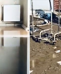 Fatalne skutki powodzi w Nysie. Nagranie z wnętrza szpitala