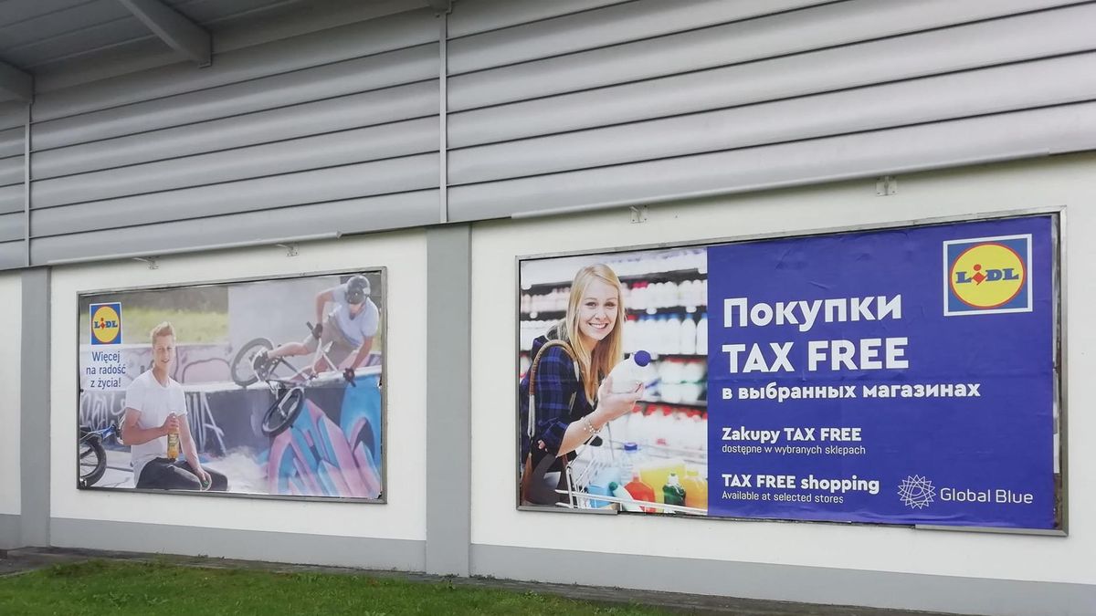 Sklep "tax free" w Olsztynie