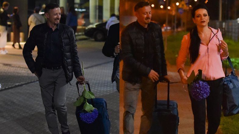 Iza Małysz i Adam Małysz