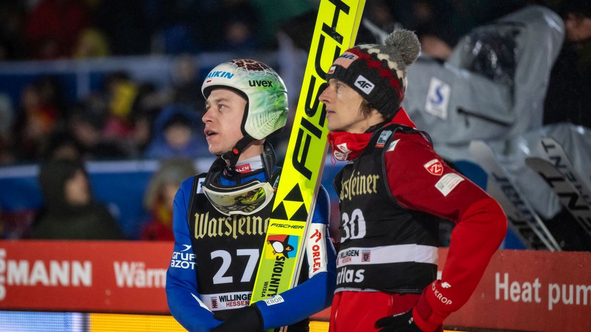 Getty Images / Daniel Kopatsch / Od lewej: Aleksander Zniszczoł i Dawid Kubacki
