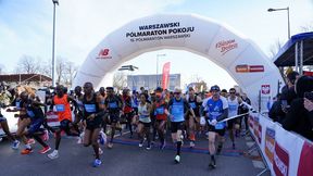 Rekordowy półmaraton z przesłaniem pokoju!  10 000 osób pobiegło w Warszawie
