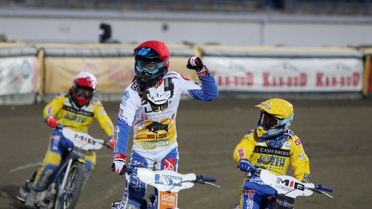 WP SportoweFakty / Jakub Brzózka / Unia - Stal. Brady Kurtz się cieszy