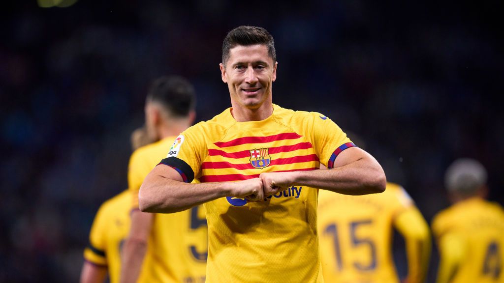 Getty Images / Alex Caparros / Na zdjeciu: Robert Lewandowski