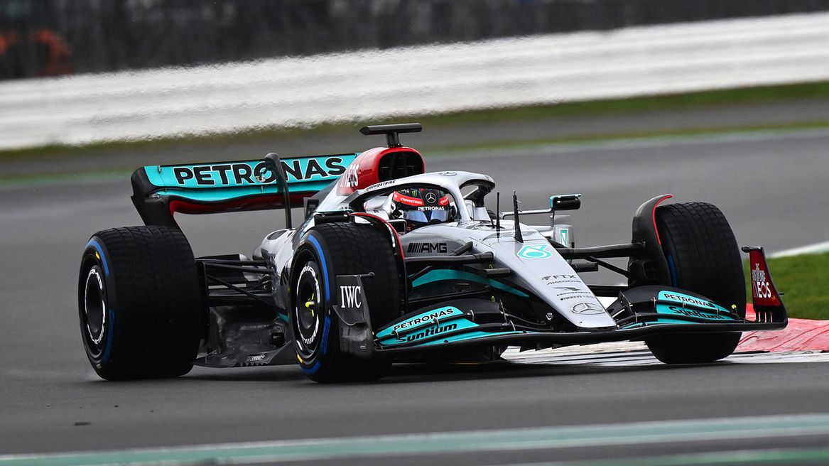 Materiały prasowe / Mercedes / Na zdjęciu: George Russell za kierownicą Mercedesa