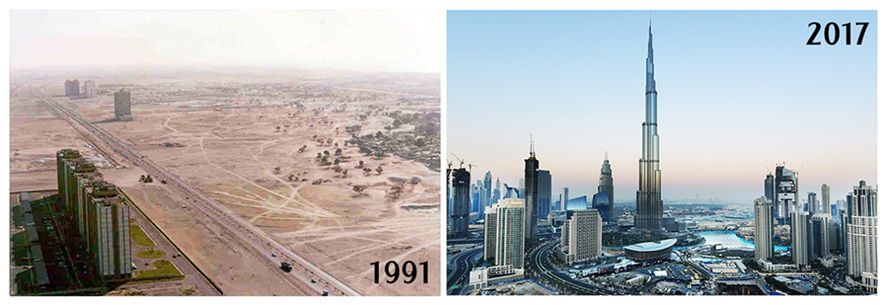 Dubaj wczoraj i dziś. Te zdjęcia robią wrażenie