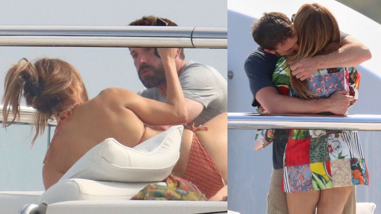 Czułości Jennifer Lopez i Bena Afflecka na jachcie