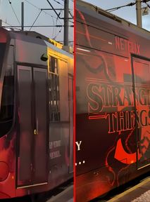 Tramwajem do Upside Down? Szalona promocja "Stranger Things"