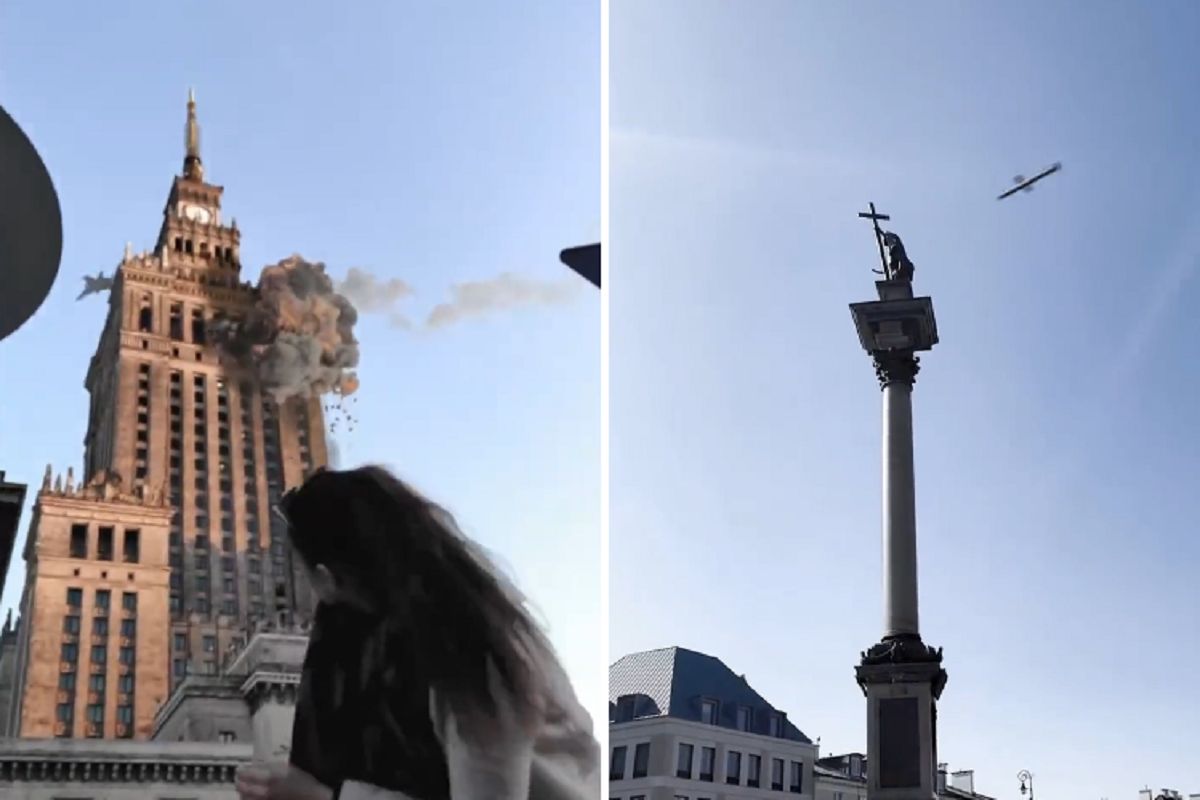 Tak wyglądałoby bombardowanie Warszawy? Przerażająca symulacja