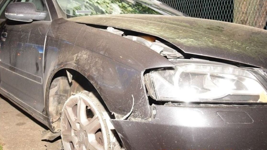 Pijana nowotarżanka dojechała na miejsce bez opony 