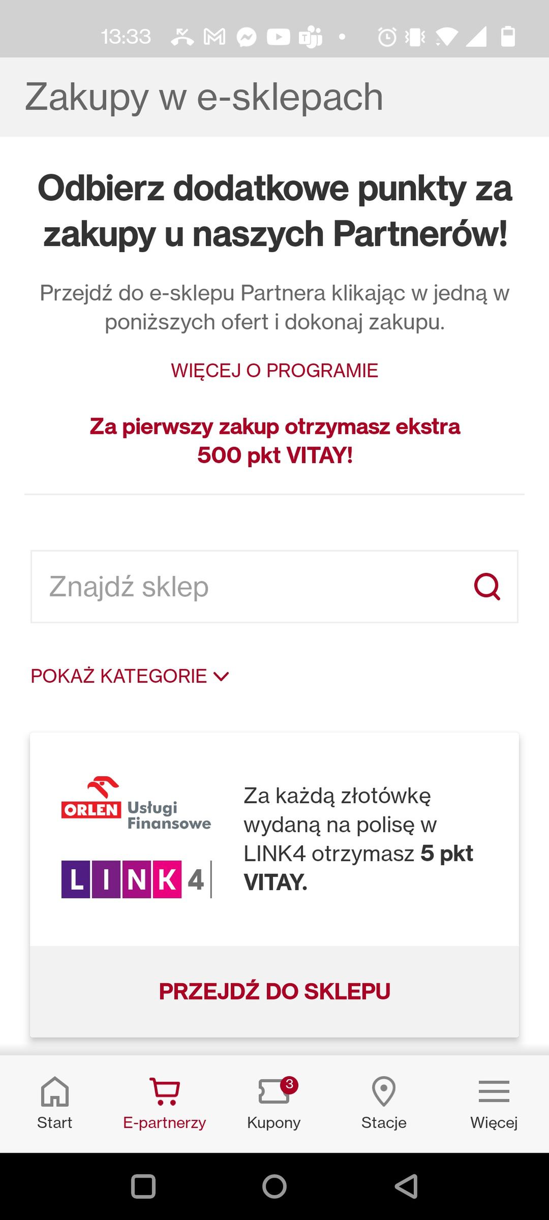 Vitay: oferta partnerów Orlen