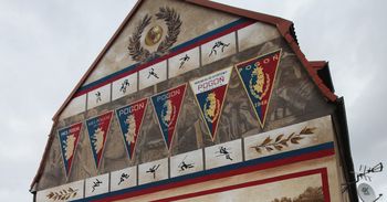 Szczecin: Nowy mural Pogoni Szczecin w Dąbiu już gotowy