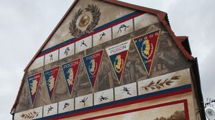 Szczecin: Nowy mural Pogoni Szczecin w Dąbiu już gotowy