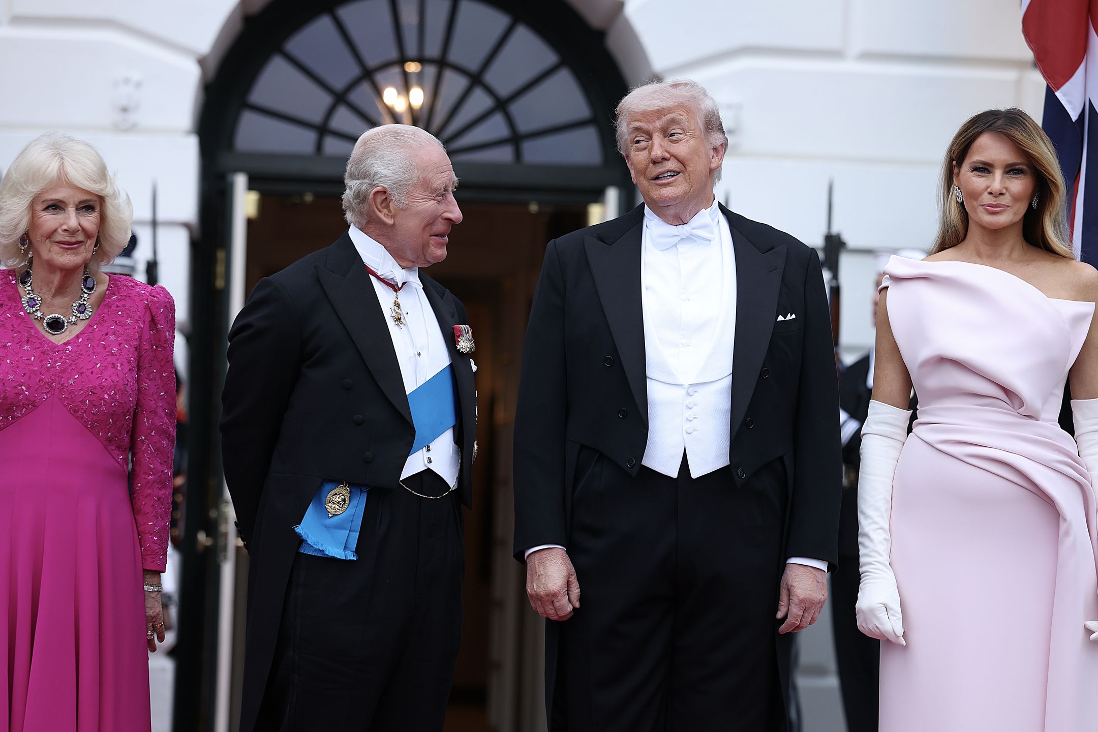 Król Karol i królowa Camilla na kolacji u Trumpów