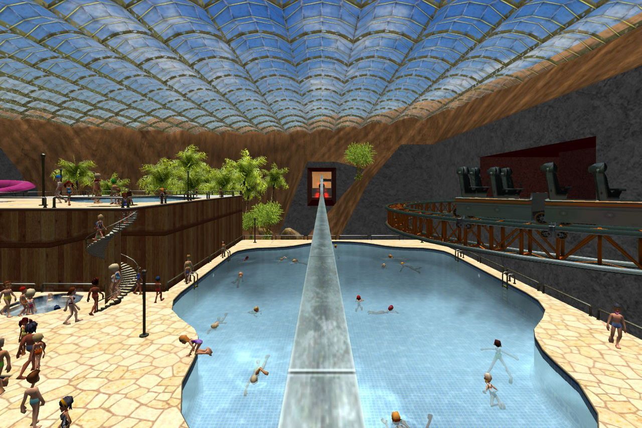 Screenshot z gry RollerCoaster Tycoon 3