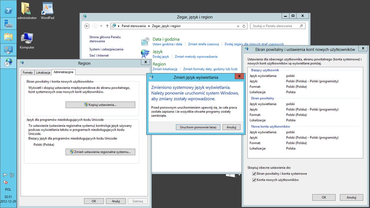 Windows Server 2012 - pełne spolszczenie