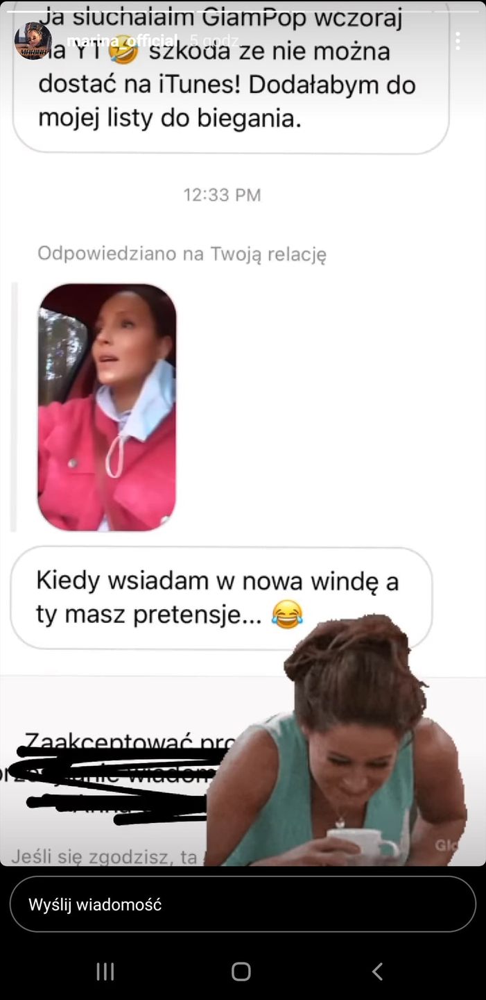 Marina pochwaliła się budową