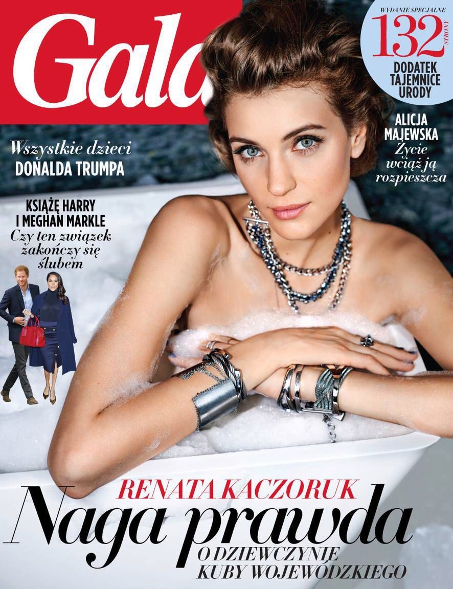 Renata Kaczoruk na okładce magazynu Gala