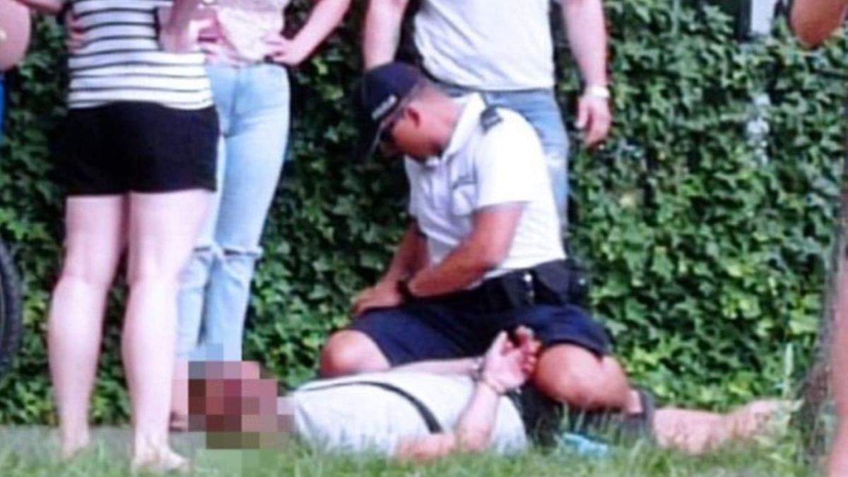 Plażowicze zatrzymali mężczyznę, który pobił Ukraińca do nieprzytomności 