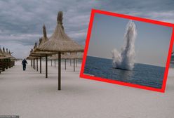 "Silny wybuch" miny koło kurortu w Rumunii. "Turyści nadal się kąpią"