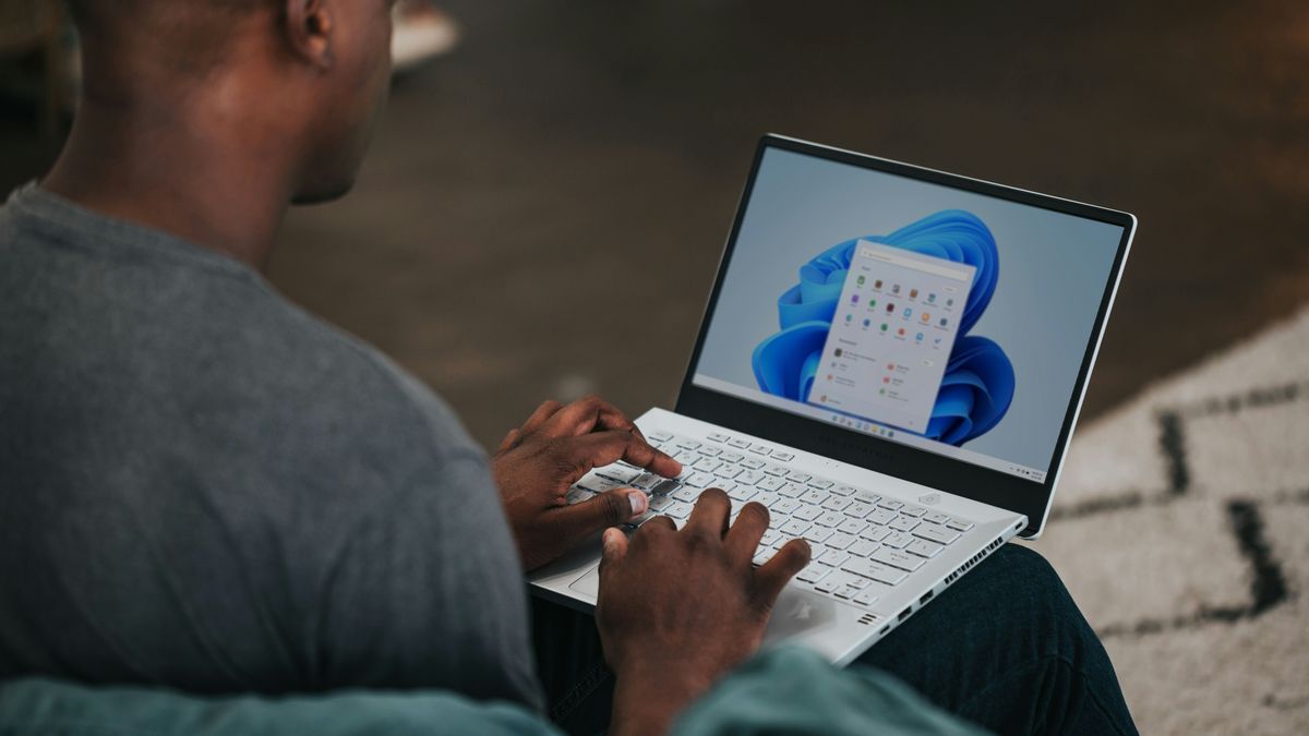 Windows na laptopie