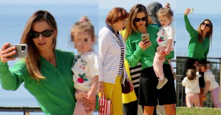 Tak Anna Lewandowska pracuje nad idealnym selfie na Majorce (ZDJĘCIA)