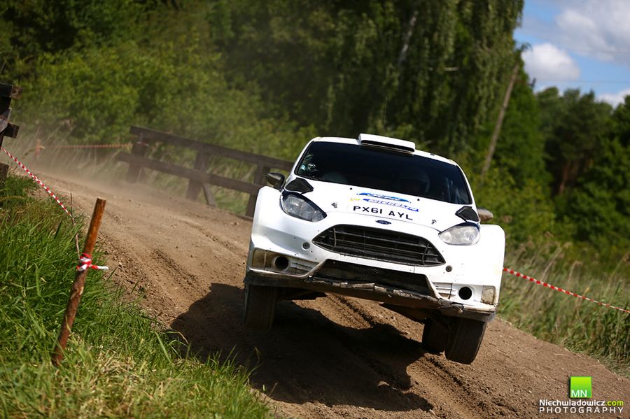 Robert Kubica podczas testów w Mikołajkach