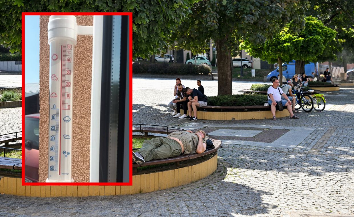 Morderczy upał w okolicach Przemyśla – termometr bez skali