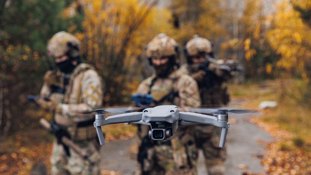 Modern army soldiers using aerial drone for artillery guidance and scouting view enemy positions in military operation
Modern army soldiers using aerial drone for artillery guidance and scouting view enemy positions in military operation.
parilov
military,drone,army,soldier,us,war,technology,controller,control,cyber,modern,command,weapon,tactical,gun,automatic,reconnaissance,combat,computer,team,attack,uav,russia,usa,ukraine,security,intelligence,spy,system,equipment,afghanistan,operation,satellite,communication,laptop,engineer,base,forest,using,cybersecurity,agency,mission,operator,professional,uniform,monitors,trees,notebook,fly,military,drone,army,soldier,us,war,technology,controller,control,cyber,modern,command,weapon,tactical,gun,automatic,reconnaissance,combat,computer,team,attack,uav,russia,usa,ukraine,security,intelligence,spy,system,equipment,afghanistan,operation,satellite,communication,laptop,engineer,base,forest,using,cybersecurity,agency,mission,operator,professional,uniform,monitors,trees,notebook,fly