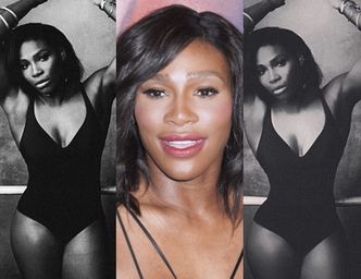 Serena Williams przed i po obróbce grafików... (FOTO)