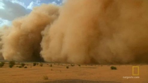 Burza piaskowa z bardzo, bardzo bliska 1