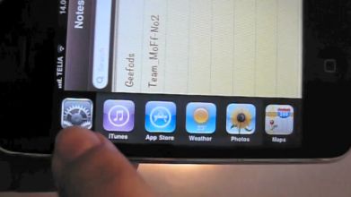 iOS 4.3 wprowadzi poziomy HomeScreen na iPhonie? 1