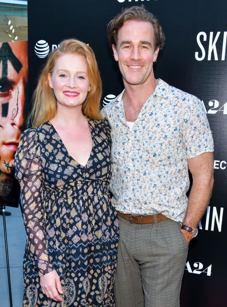 James Van Der Beek z żoną
