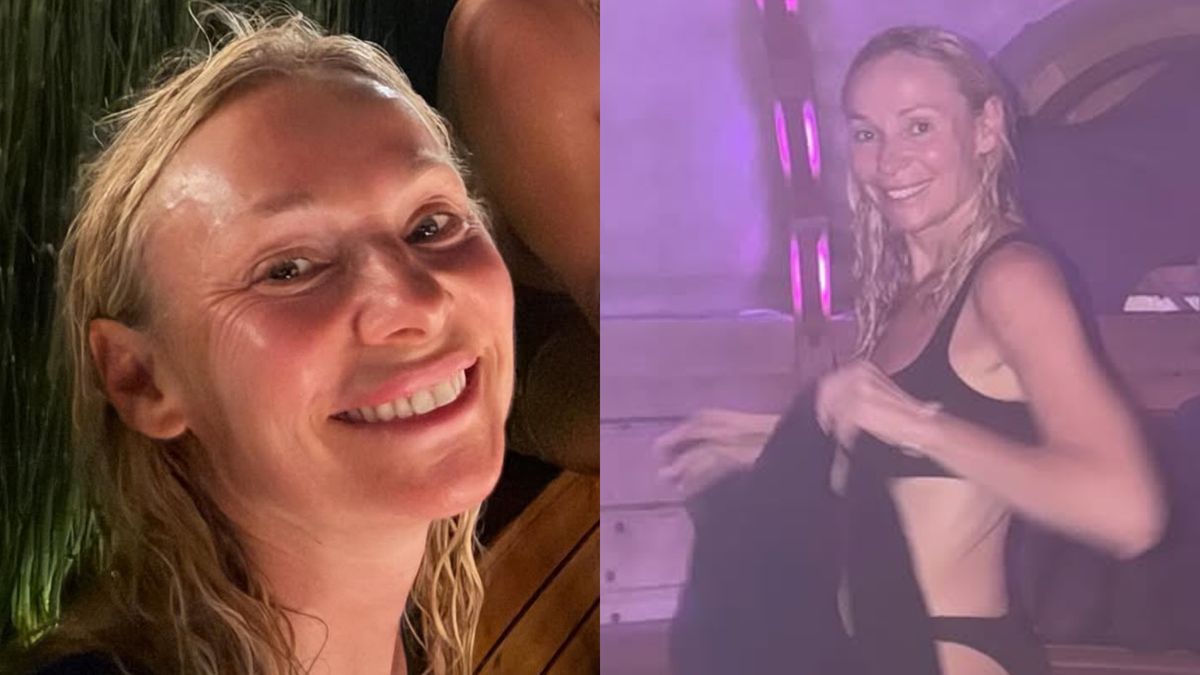 Sonia Bohosiewicz bawiła się w najlepsze podczas saunowania