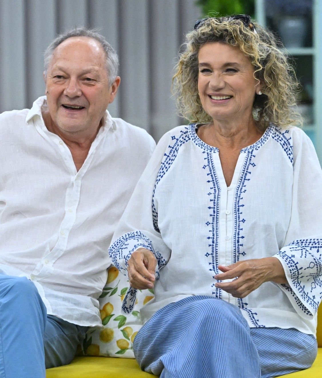 Joanna Trzepiecińska i Tomasz Dedek w "Halo tu Polsat"