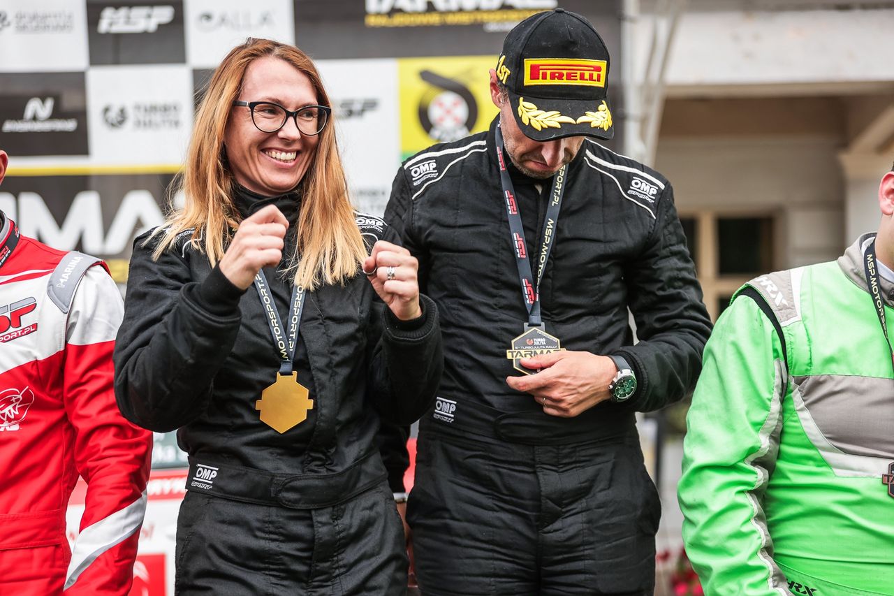 Michał Streer i Karolina Szulęcka-Streer podczas Tarmac Masters Turbojulita Rally