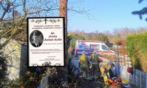 Tragedia na działce. Spadł z ok. 8 m. Strażak zmarł na miejscu