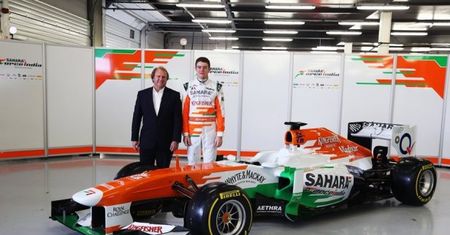 Force India VJM06 - samotny di Resta