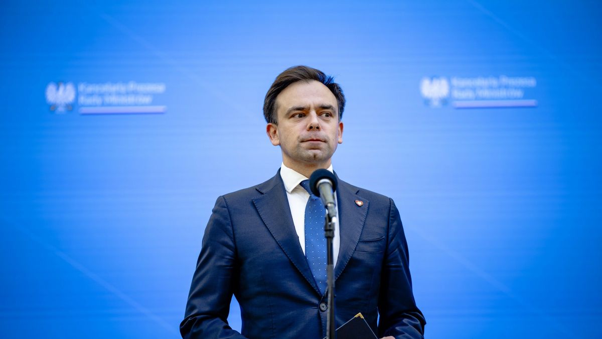 Na zdjęciu minister finansów i gospodarki Andrzej Domański