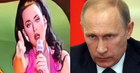 Katy Perry pozdrawia ze sceny rosyjskiego prezydenta: "J*BAĆ PUTINA!"