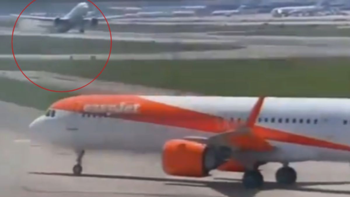 Chwile grozy na lotnisku w Mediolanie. Samolot tarł ogonem po pasie startowym.