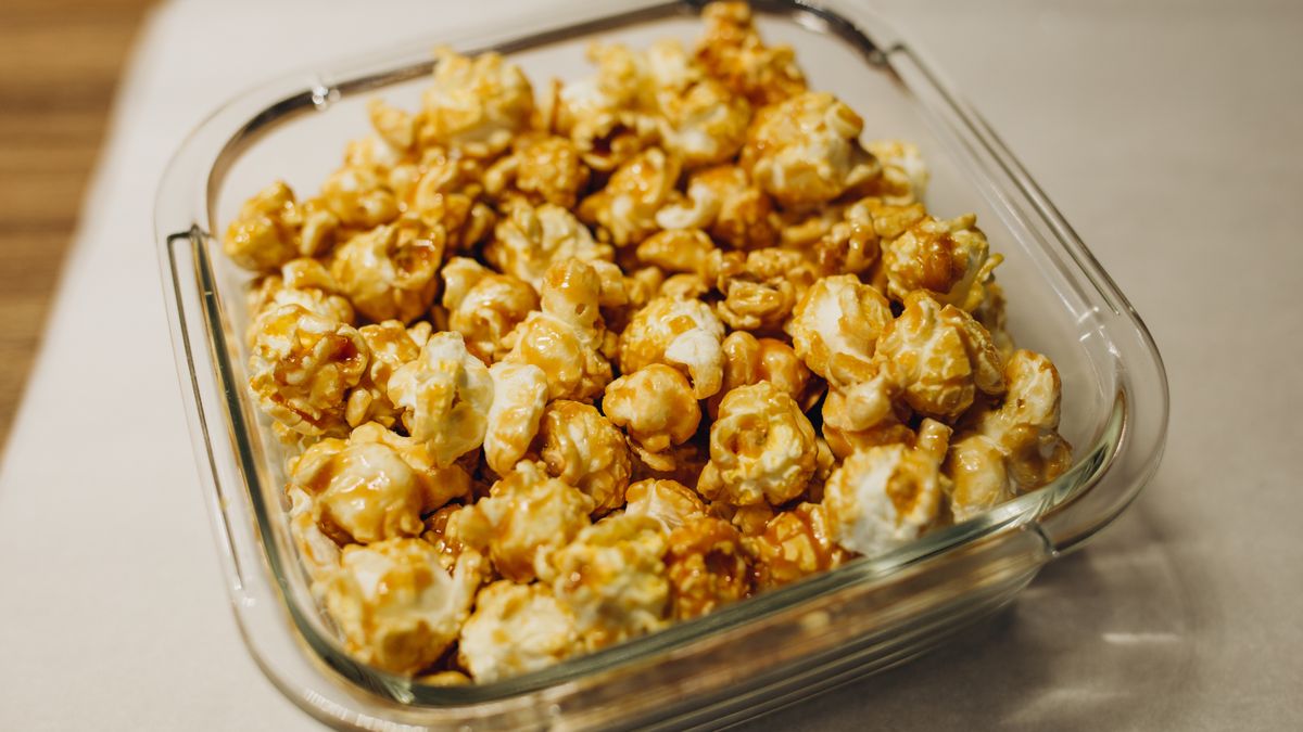Miodowy popcorn