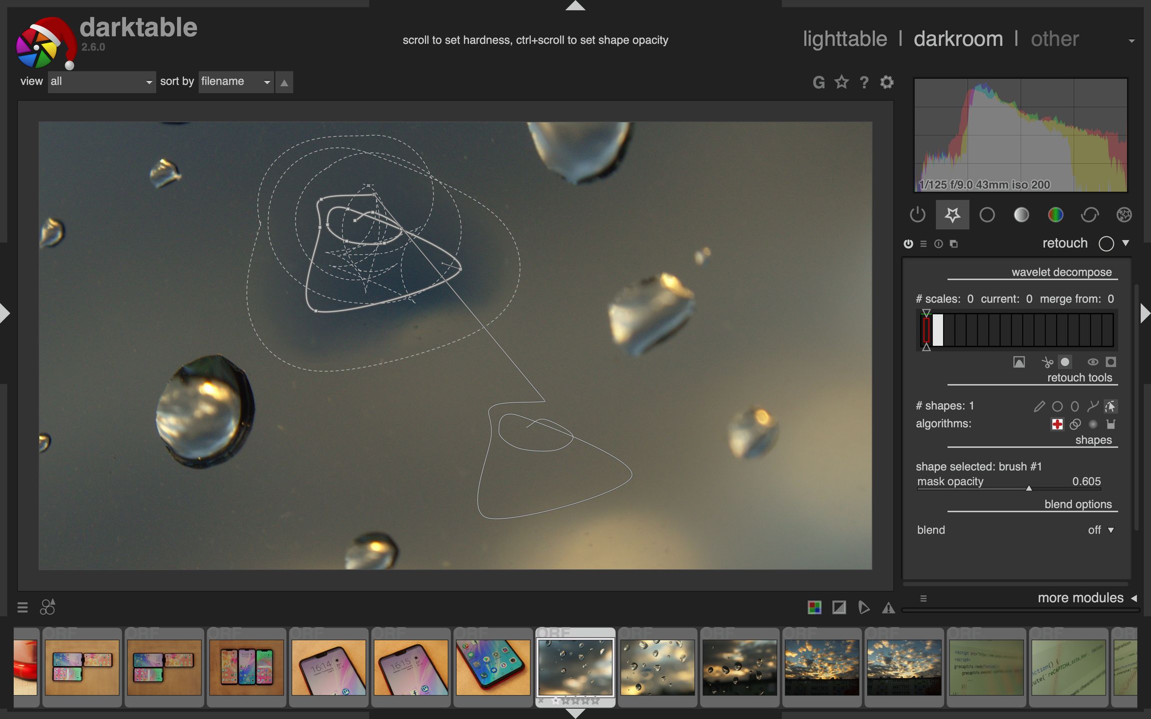 Darktable 2.6.0 wprowadza zaawansowane możliwości retuszu 2