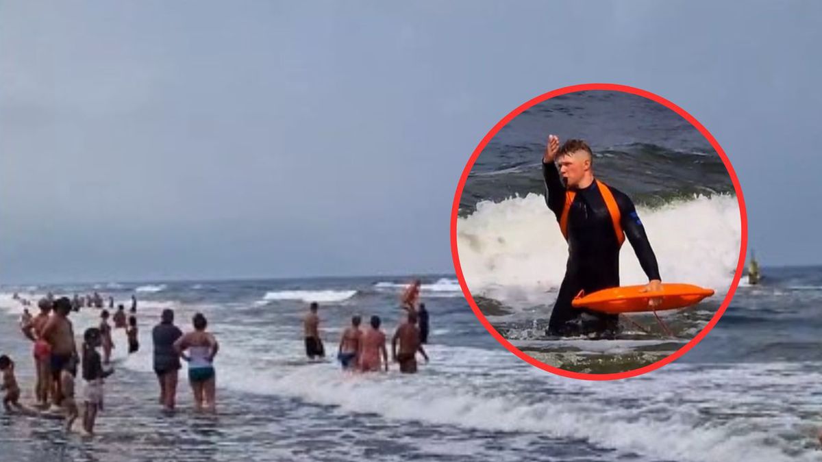 Nieodpowiedzialne zachowanie plażowiczów. Ratownik WOPR ostro reaguje